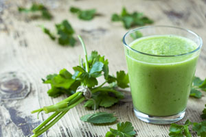 Grüner Smoothie selbstgemacht